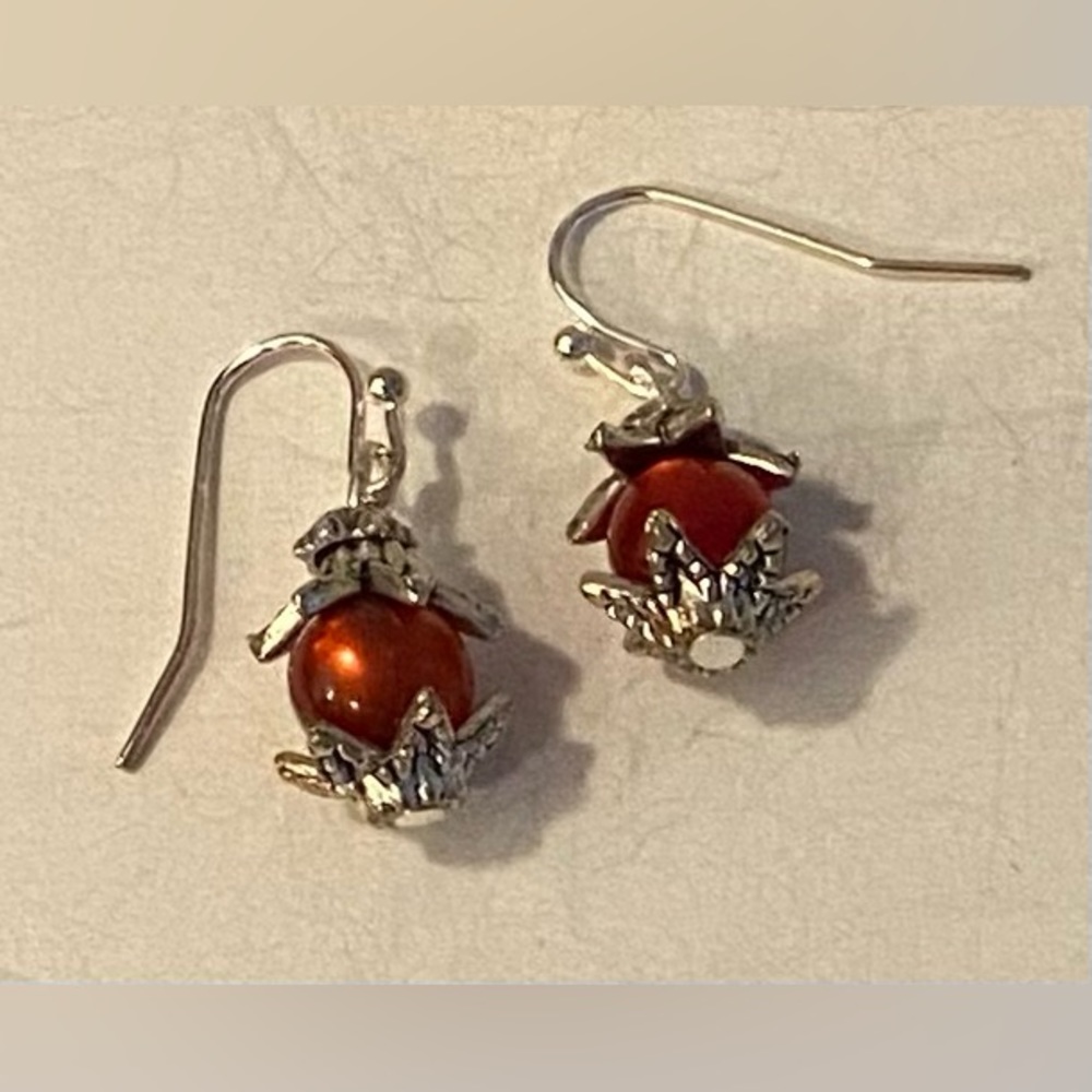 NEW #10 Red Polaris earrings